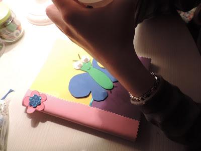 LIBRETA DECORADA CON GOMA EVA