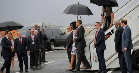 ¿Por qué Raúl no acudió a recibir a Obama?