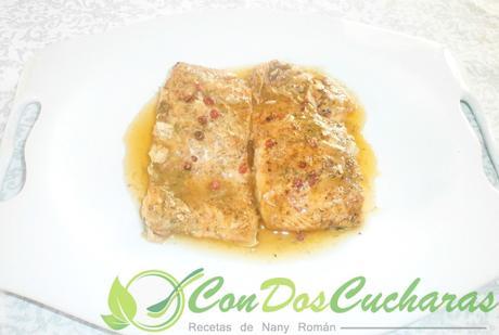 Trucha especiada al horno Trucha especiada al horno.