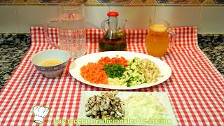 Receta fácil de sopa de verduras con pasta