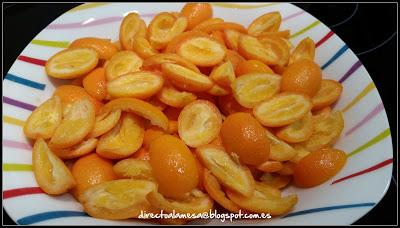 Mermelada de kumquats o naranjas chinas