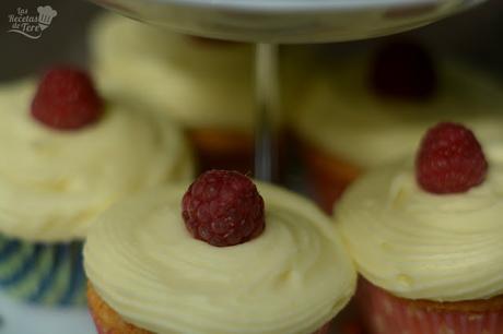 Cupcakes de limon y frambuesas tererecetas 01