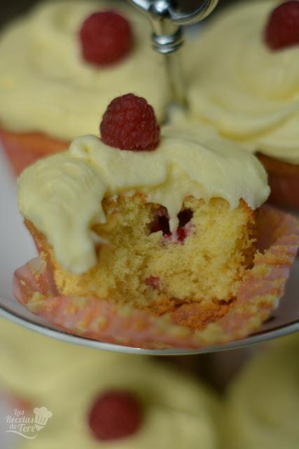 Cupcakes de limon y frambuesas tererecetas las recetas de tere 04 Cupcakes de limon y frambuesas tererecetas 04