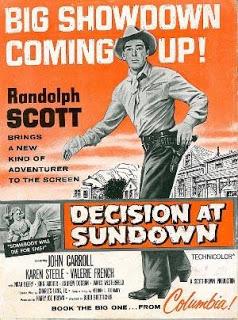 DECISIÓN EN SUNDOWN  (Decision at Sundown)  (USA, 1957) Western