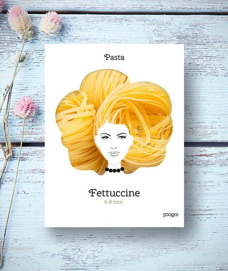 Un original packaging para los amantes de la pasta