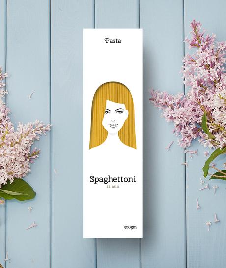 Un original packaging para los amantes de la pasta