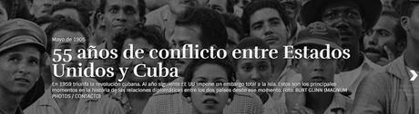 55 AÑOS DE CONFLICTO ENTRE ESTADOS UNIDOS Y CUBA (EL PAÍS)