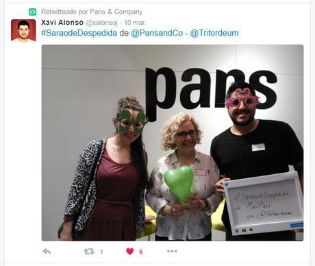 Crónica del #SaraodeDespedida de @PansandCo pansandco sarao photocall tritordeum