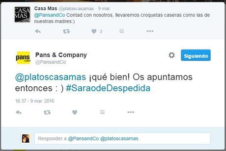 Crónica del #SaraodeDespedida de @PansandCo pansandco casamas
