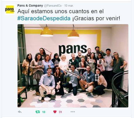 Crónica del #SaraodeDespedida de @PansandCo pansandco sarao photocall