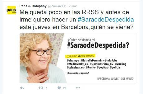 Crónica del #SaraodeDespedida de @PansandCo pansandco sarao invitacion