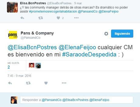 Crónica del #SaraodeDespedida de @PansandCo pansandco sarao elisa