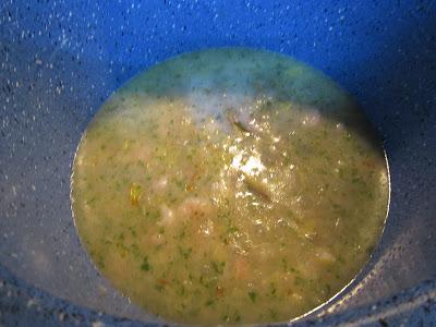 Bacalao en salsa verde de gambas olla GM