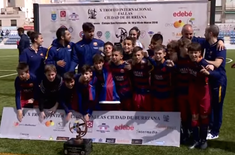 El Alevín A del Barça gana al Betis en la final del Torneo de Burriana (video)