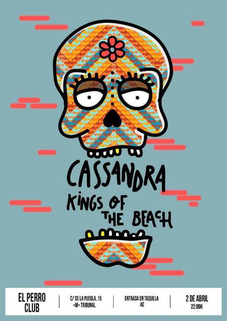 Kings of the Beach y Cassandra en El Perro de la parte de atrás del coche