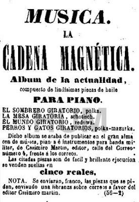 La mesa giratoria y espiritismo en las calles de Madrid