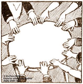 La mesa giratoria y espiritismo en las calles de Madrid