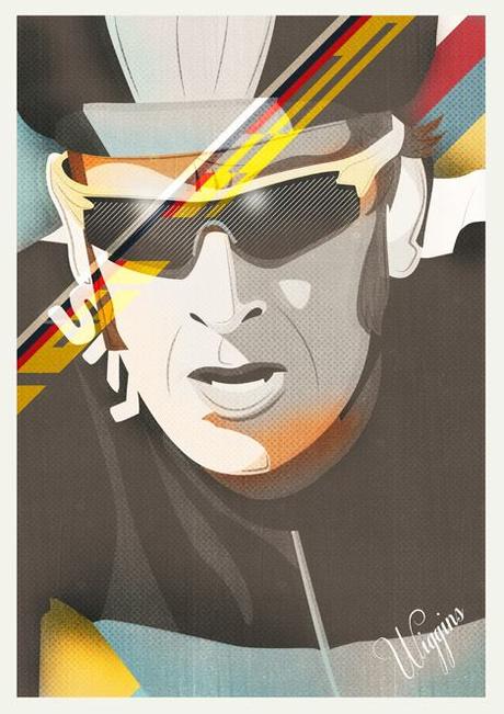 Carteles de ciclismo con aire vintage por Neil Stevens