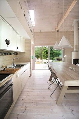 Casa de Materiales Rusticos y Formas Actuales