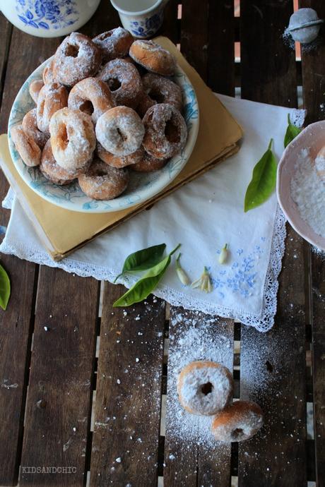 Rosquillas de naranja y anis caseras