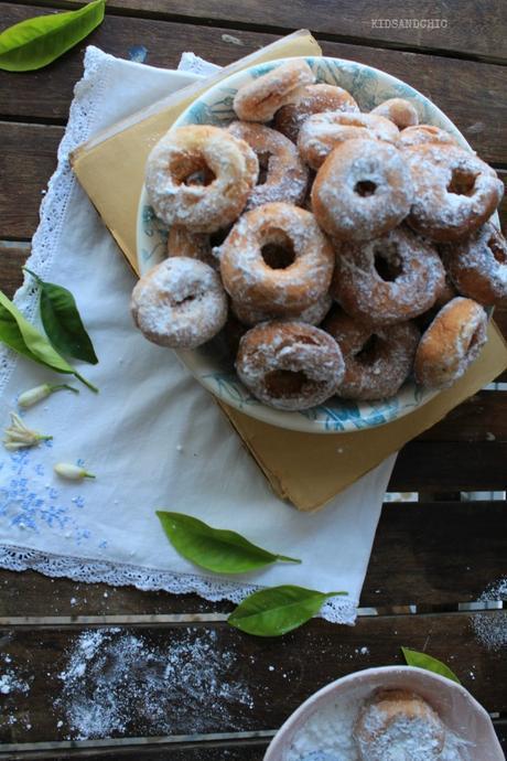 Rosquillas de naranja y anis caseras