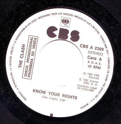 The Clash -Know your rights 7