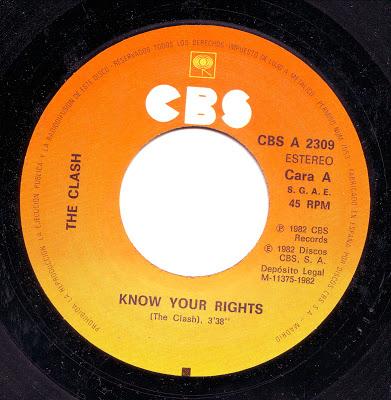 The Clash -Know your rights 7