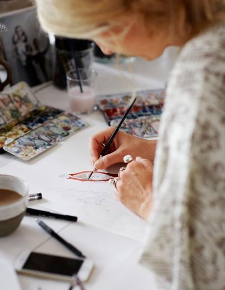 Estudio muy boho e inspirador