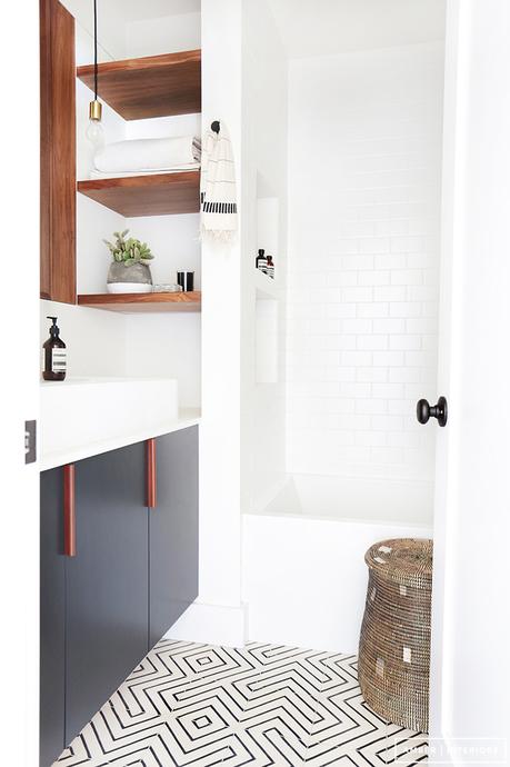 ANTES Y DESPUÉS DE DOS BAÑOS PEQUEÑOS QUE DAN UN CAMBIO RADICAL