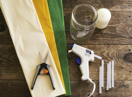 DIY faroles en forma de flor