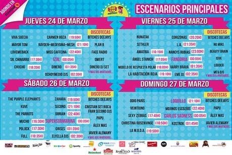 Horarios Sansan 2016