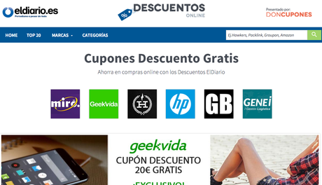eldiario.es se alía con Doncupones para lanzar una sección de cupones online