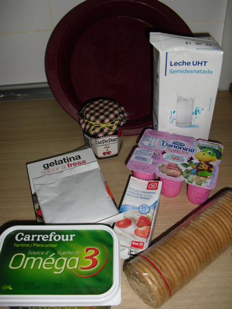 TARTA DE PETIT SUISE