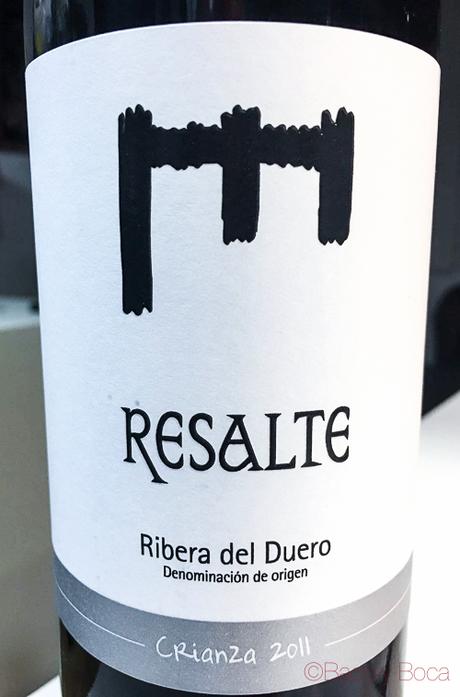 Resalte do Ribera de Duero crianza 2011 baco y boca