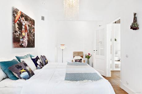 minipisos interiores pequeños estilo nórdico escandinavo espejos en el salon distribución pisos pequeños decoración pisos pequeños decoración interiores decoración espejos blog decoración nórdica ampliar espacio decoracion 