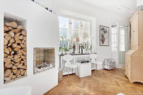 minipisos interiores pequeños estilo nórdico escandinavo espejos en el salon distribución pisos pequeños decoración pisos pequeños decoración interiores decoración espejos blog decoración nórdica ampliar espacio decoracion 