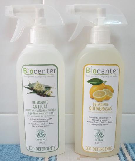 Detergente Quitagrasas y Detergente Antical Ecológicos (Biocenter)