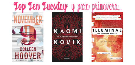 Top Ten Tuesday (68): Libros que quiero leer esta primavera
