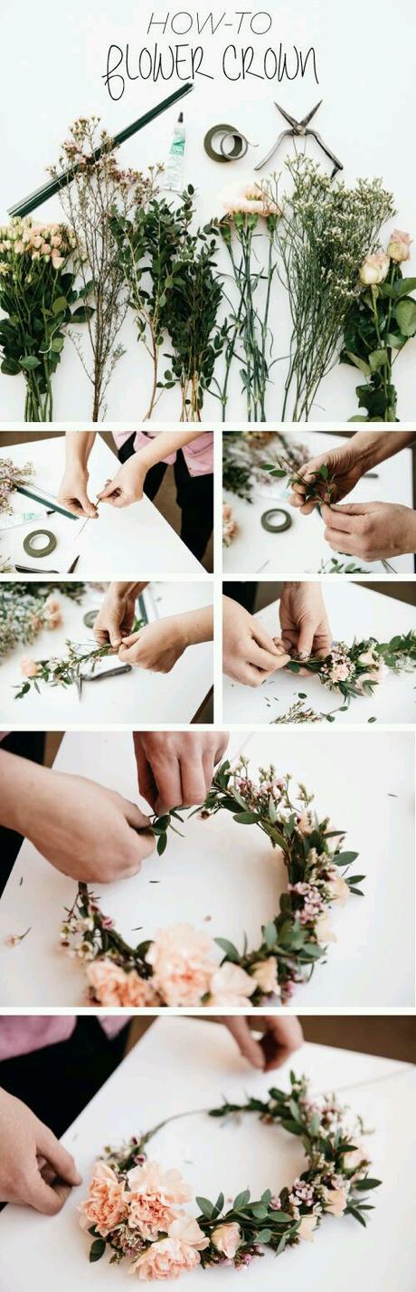 Diy. Diadema de Flores