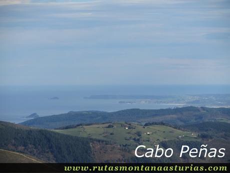 Cabo Peñas desde Aguión