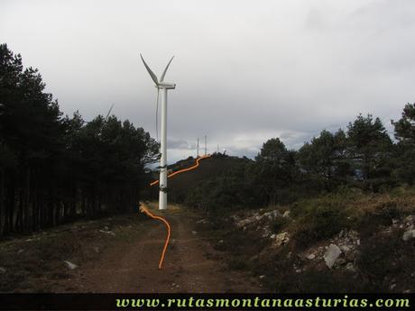 Pista parque eólico