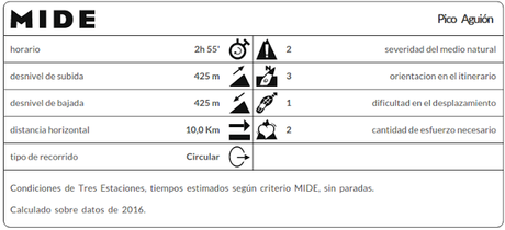 Datos MIDE Pico Aguión