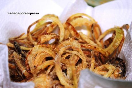 aros de cebolla crujientes