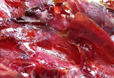 cecina con aceite