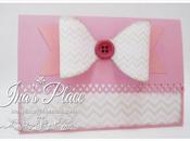 Invitación Primera Comunión Entre Chevrones Tonos Lila.