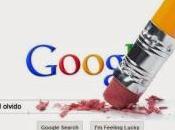 Derecho olvido poco difícil