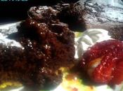 Brownie queso chocolate caramelo salado