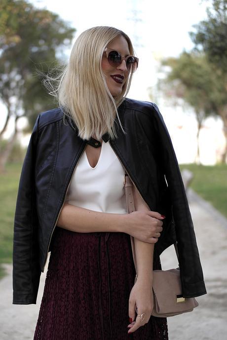 LACE SKIRT & PLATFORMS