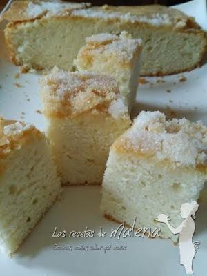 Bizcocho blanco de nata