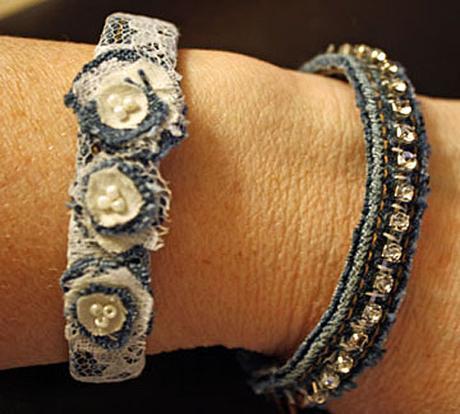 Como transformar tus jeans en pulseras